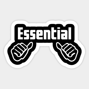 Essential Worker Sticker